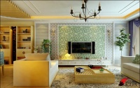 拥有世外桃源般的家 6600打造田园风客厅