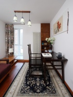 现代庄重优雅的经典中式风格一居室家装效果图