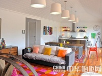 银色科技艺术橱柜 客餐厨空间冷暖分离