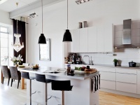 70平黑白搭配小两口居室