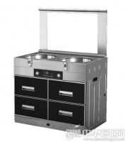 橱柜和集成灶的协奏曲 不同材质橱柜搭配案例