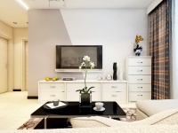 73平米现代简约设计 实用紧凑小户型案例