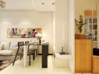 73平米现代简约设计 实用紧凑小户型案例