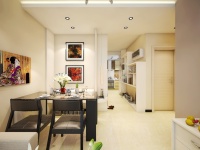 73平米现代简约设计 实用紧凑小户型案例