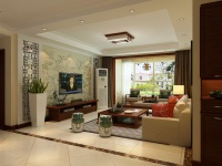 嘉苑小区142平米现代简中风格 幽雅舒适