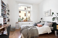 小空间大收纳 61平米清新简约风格一居室