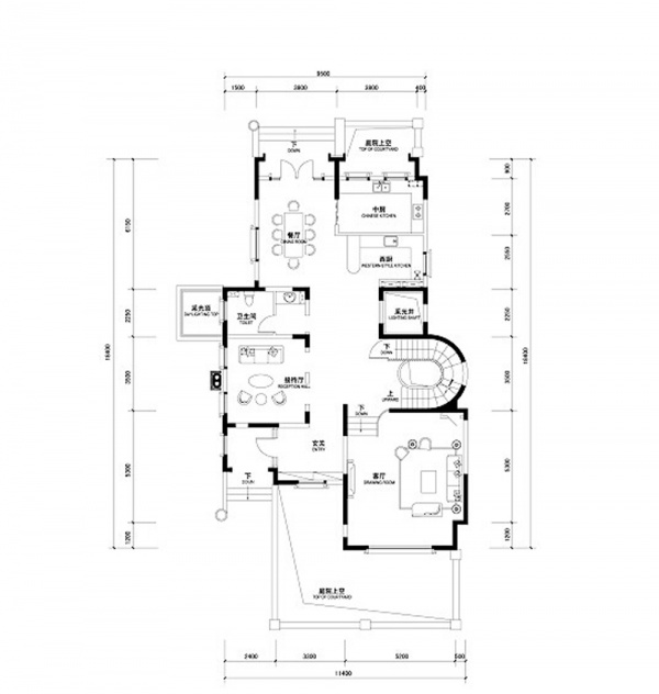 棕榈滩中央墅-六居室-1145.00平米-装修设计
