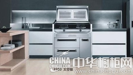 金帝集成灶F950 银色集成灶图片