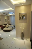 白领夫妻8万装修88平现代简约 超炫酷观影客厅设计