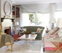 120平米清新家居田园屋小资情调家装案例效果图