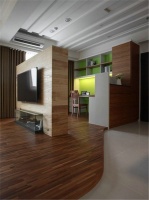 半隔断设计弥补空间布局束缚 营造小户型的自由舒适