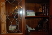 古典文化气息浓厚的悠闲BOSS转角书柜