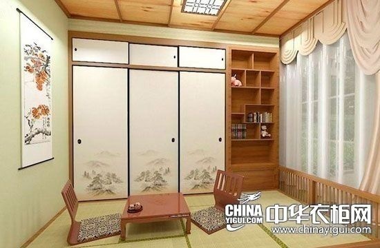 现代榻榻米衣柜设计 日式风格一柜家装