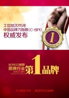 柏厨获评工信部2015C-BPI厨柜行业第一品牌