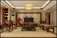 想象国际125平米新中式风格 端庄大方
