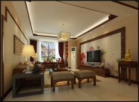 想象国际125平米新中式风格 端庄大方