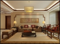 想象国际125平米新中式风格 端庄大方
