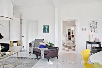 94平米北欧开放式厨房与客厅的敞亮空间