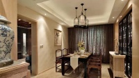 大户型经典之作 10万元搞定120平雅致新中式家