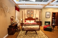 华鹤实木家具新品新店同期在京发布