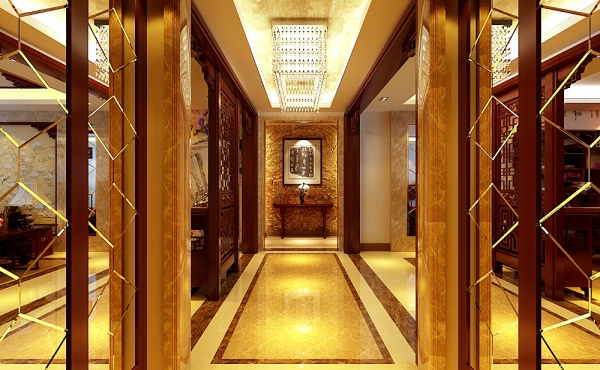 北京华贸城-三居室-176.00平米-装修设计