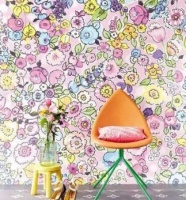 作为一款花案墙纸 你敢再美腻一点吗？