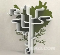 不喜欢读书 是因为家里没有一款创意书架