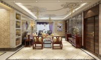 国际城360平米中式古典风格 幽雅大气