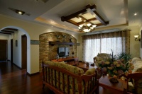 健达花苑166平米美式风格装修 成熟稳重