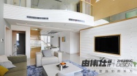 时尚潮流 360平现代功能性复式家装案例效果图