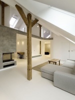 220平布拉格独特阁楼 个性的圆弧空间家装设计