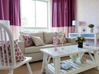 森女都爱的粉色田园一居