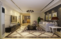 棕榈湾小区190平米后奢风格 新房装修案例赏析