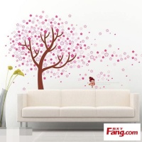 个性墙贴装饰沙发背景墙 小清新客厅装修必看