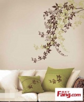 个性墙贴装饰沙发背景墙 小清新客厅装修必看