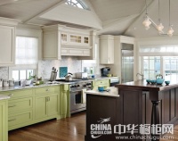 让爱家清爽满格 绿色橱柜盛装登场