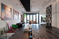 新加坡时尚现代工业风格阁楼设计