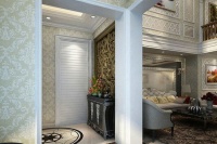 玄关屏风隔断效果图