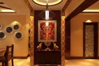 玄关屏风隔断效果图