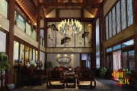 四合茗苑装修设计： 熏染中国风情与韵味