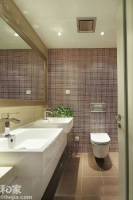 小小美腻的瓷砖铺贴 瞬间点亮浴室光芒