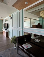 80平复式美式乡情屋 怀旧随性的家居设计效果图