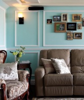 80平复式美式乡情屋 怀旧随性的家居设计效果图