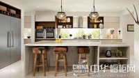 岛型橱柜洋溢幸福 打造富有韵律的厨房空间