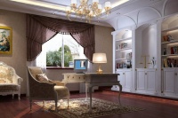 奢华典雅阅读空间 6款欧式书房设计