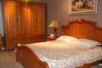 木森林家具卧室系列 全实木的英式田园风