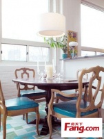 80后装70平小户型地中海风格 淡蓝家居度过清爽夏季