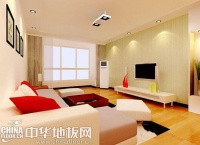 现代雅居生活 优质木地板展现简约优雅