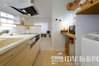 开放式厨房隐藏式橱柜 兼备通透感和隐私性