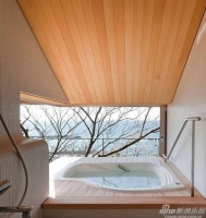 案例：嵌入式浴缸效果图 碰触凹陷的幸福